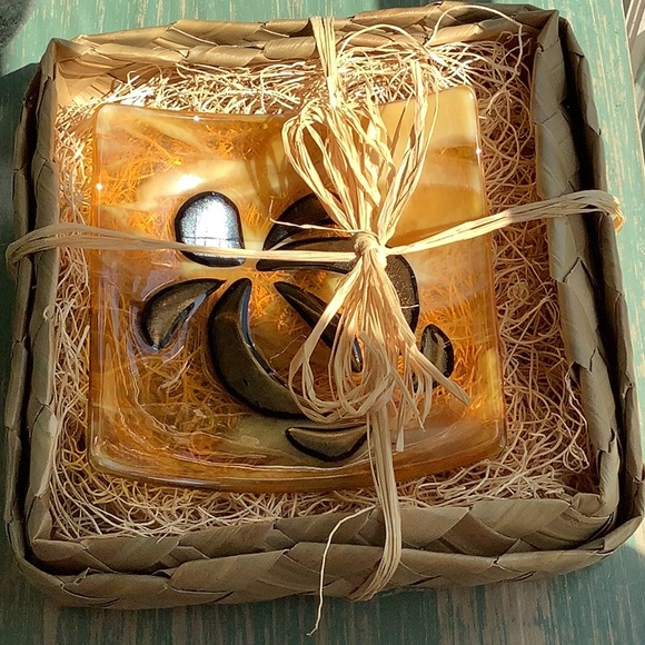 Sea Turtle glass plate - Picture 2 of 4